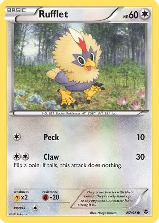 Emerging Powers  087 Rufflet (87)  - Uncommon