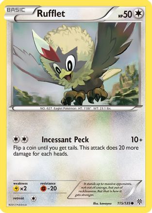 Plasma Storm  115 Rufflet  - Common