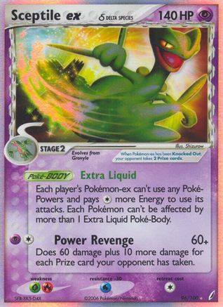 Crystal Guardians /100 Sceptile ex (Delta Species)  - Holofoil - Ultra Rare