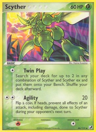 Unseen Forces  Scyther  - Uncommon