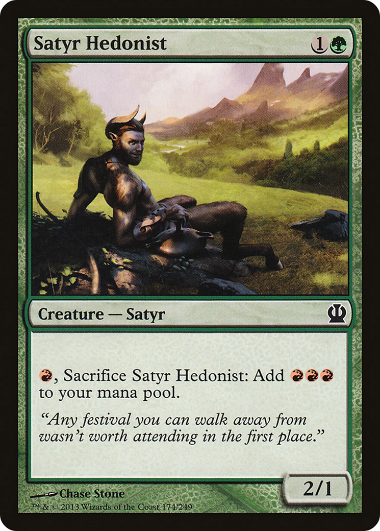 Theros - (THS-174) - Satyr Hedonist Foil