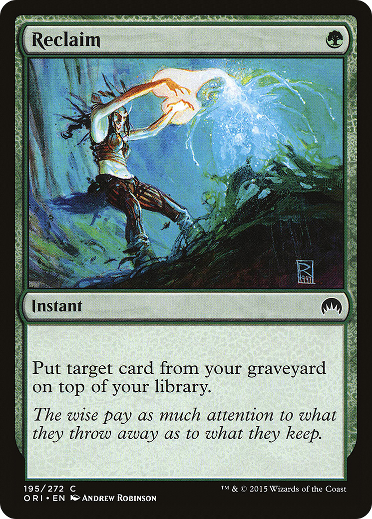 Magic Origins - (ORI-195) - Reclaim Foil