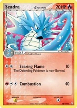 Holon Phantoms  052/110 Seadra (Delta Species)  - Reverse Holofoil - Uncommon