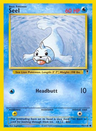 Legendary Collection  092/110 Seel  - Common
