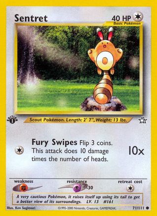 Neo Genesis  071/111 Sentret  - 1st Edition - Common