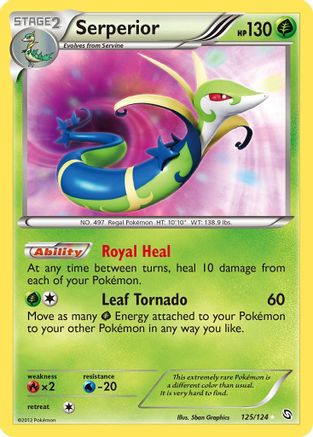 Dragons Exalted  125 Serperior  - Holofoil - Secret Rare