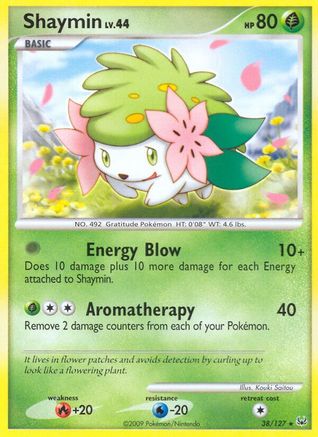 Platinum  Shaymin (38)  - Reverse Holofoil - Rare