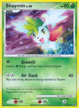 Platinum  015 Shaymin (15)  - Reverse Holofoil - Holo Rare