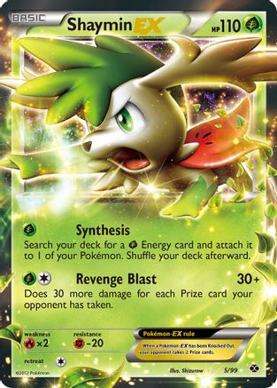Next Destinies  005 Shaymin EX  - Holofoil - Ultra Rare