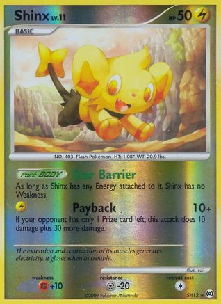 Arceus  Shinx (Shiny)  - Reverse Holofoil - Shiny Holo Rare