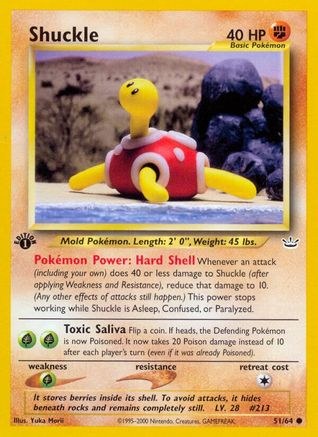 Neo Revelation  051/64 Shuckle  - Unlimited - Common