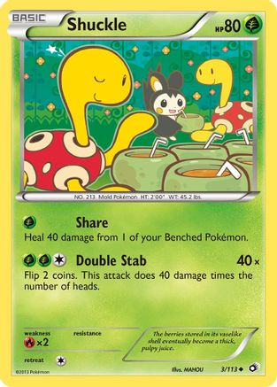 Legendary Treasures  003/113 Shuckle  - Uncommon