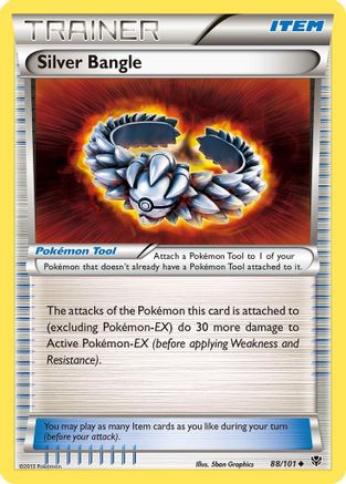 Plasma Blast  088/101 Silver Bangle  - Reverse Holofoil - Uncommon