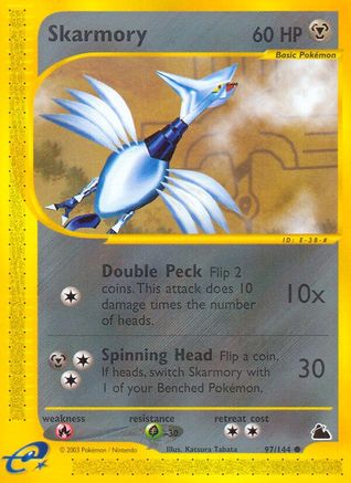 Skyridge  097 Skarmory  - Reverse Holofoil - Common