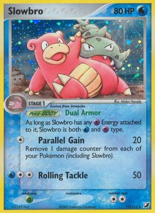 Unseen Forces  Slowbro  - Reverse Holofoil - Holo Rare