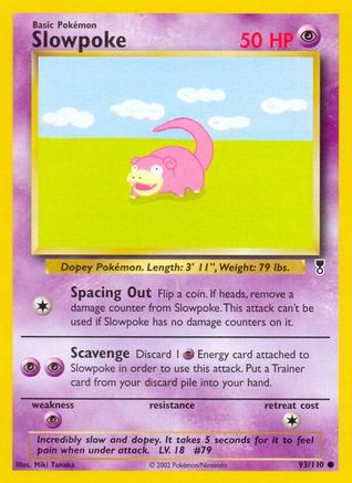 Legendary Collection  093/110 Slowpoke  - Reverse Holofoil - Common