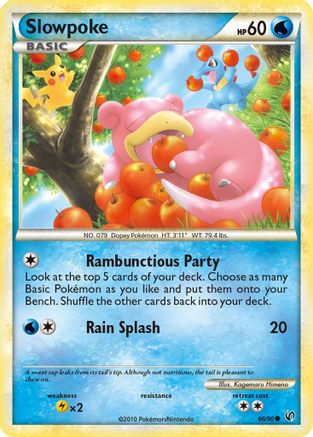 Undaunted  066 Slowpoke  - Reverse Holofoil - Common
