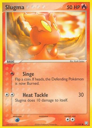 Team Rocket Returns  077 Slugma  - Common