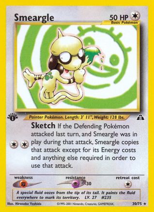 Neo Discovery  030/75 Smeargle (30)  - Unlimited - Rare