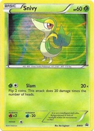 Black and White Promos  BW01 Snivy  - Holofoil - Promo