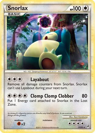 Call of Legends  033 Snorlax  - Rare