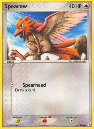 Crystal Guardians  061 Spearow  - Common