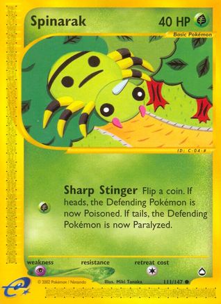 Aquapolis  111/147 Spinarak (111)  - Common