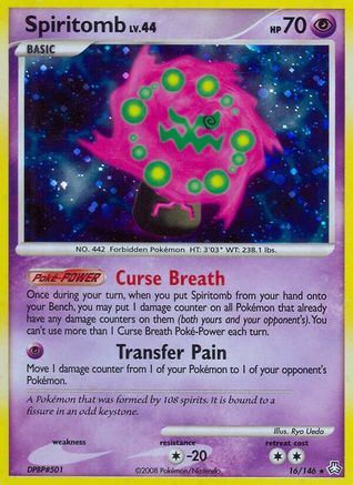 Legends Awakened  Spiritomb  - Reverse Holofoil - Holo Rare