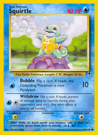 Legendary Collection  095/110 Squirtle  - Reverse Holofoil - Common