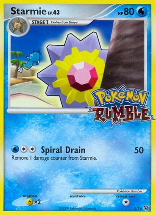 Rumble  005 Starmie  - Promo