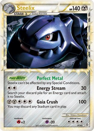Unleashed  087 Steelix (Prime)  - Holofoil - Ultra Rare