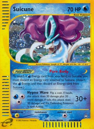 Aquapolis  H25 Suicune (H25)  - Holofoil - Holo Rare
