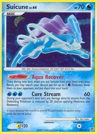 Secret Wonders /132 Suicune  - Reverse Holofoil - Holo Rare