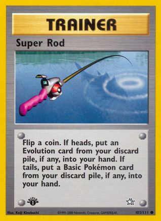 Neo Genesis  103/111 Super Rod  - Unlimited - Common