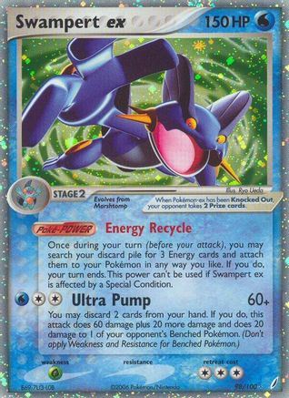 Crystal Guardians /100 Swampert ex  - Holofoil - Ultra Rare