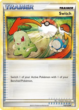 HeartGold SoulSilver  102 Switch  - Reverse Holofoil - Uncommon