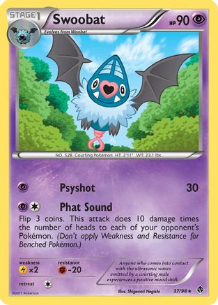Emerging Powers  037 Swoobat  - Rare