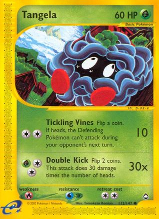 Aquapolis  112 Tangela  - Common