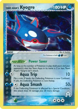Team Magma vs Team Aqua  Team Aqua's Kyogre  - Reverse Holofoil - Holo Rare