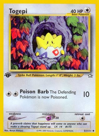 Neo Genesis  051/111 Togepi  - 1st Edition - Uncommon
