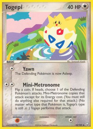 Team Rocket Returns  050 Togepi  - Reverse Holofoil - Uncommon