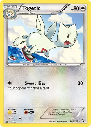 Plasma Storm  103 Togetic  - Reverse Holofoil - Uncommon
