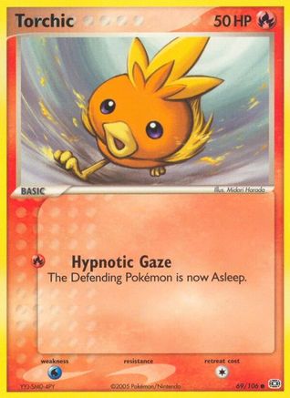 Emerald  069 Torchic  - Common