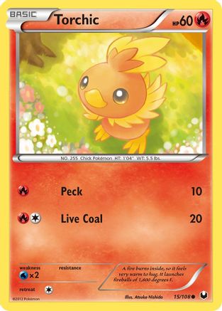 Dark Explorers  015 Torchic (15)  - Common