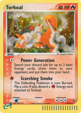 Dragon  Torkoal  - Reverse Holofoil - Holo Rare