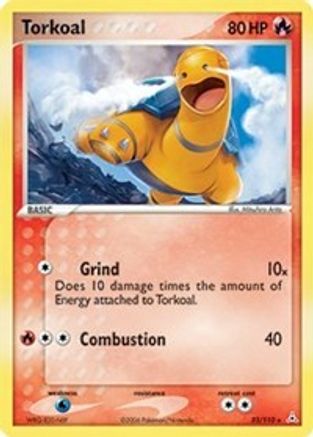 Holon Phantoms  033 Torkoal  - Reverse Holofoil - Rare