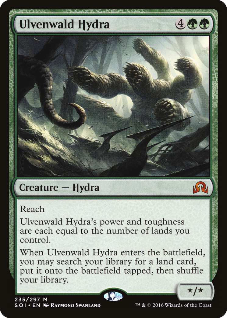 Shadows over Innistrad - (SOI-235) - Ulvenwald Hydra Foil
