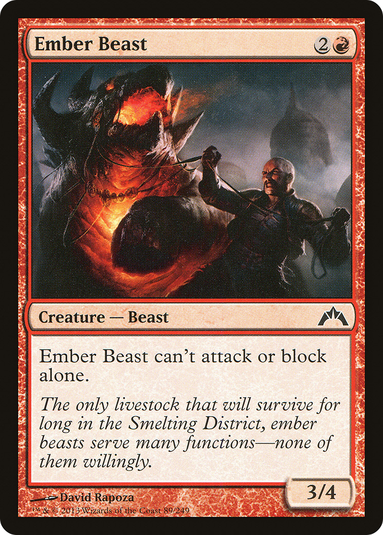 Gatecrash - (GTC-089) - Ember Beast