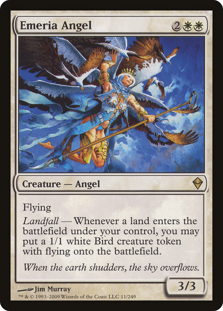 Zendikar - (ZEN-011) - Emeria Angel Foil