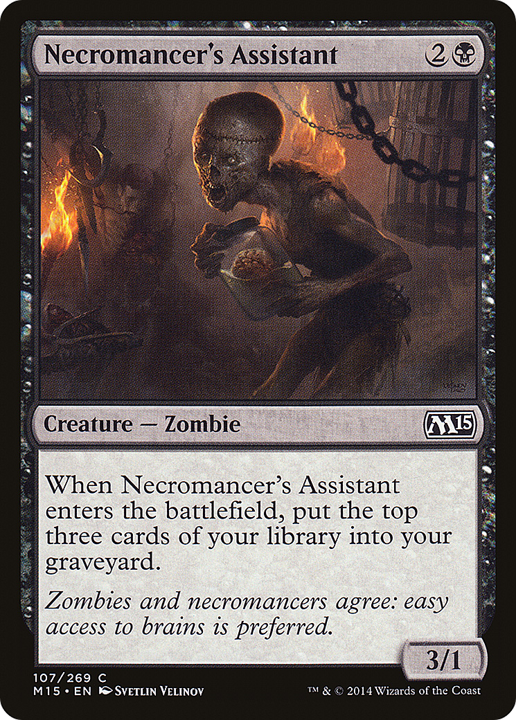 Magic 2015 - (M15-107) - Necromancer's Assistant